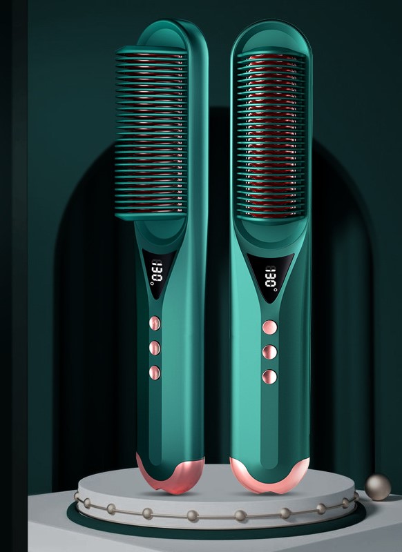 Multifunctional Hot Air Hair Straightener Brush – Electric Fast Heating Styling Comb for Smooth & Frizz-Free Hair