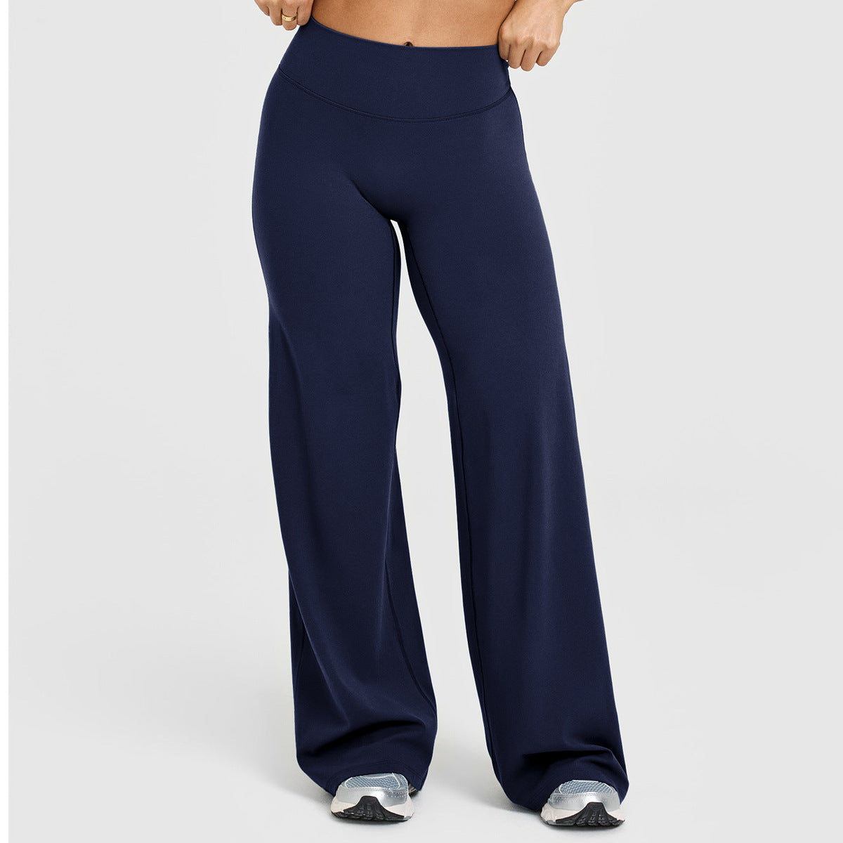 Women’s High-Waisted Slimming Yoga Pants – Loose Straight-Leg Stretch Fitness & Casual Wear