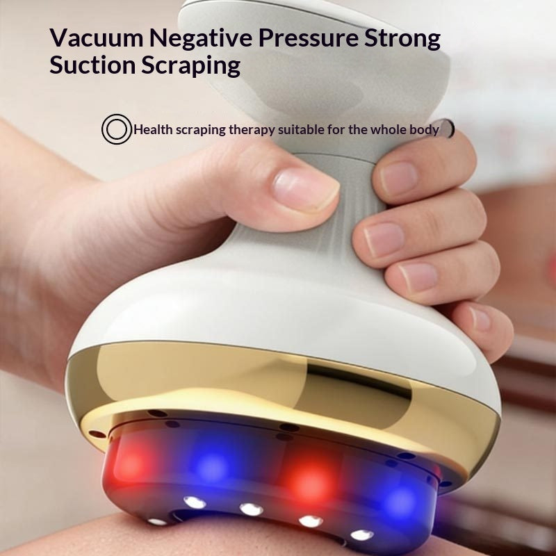 Electric Gua Sha Massager – Body & Abdominal Meridian Brush with Cupping Therapy
