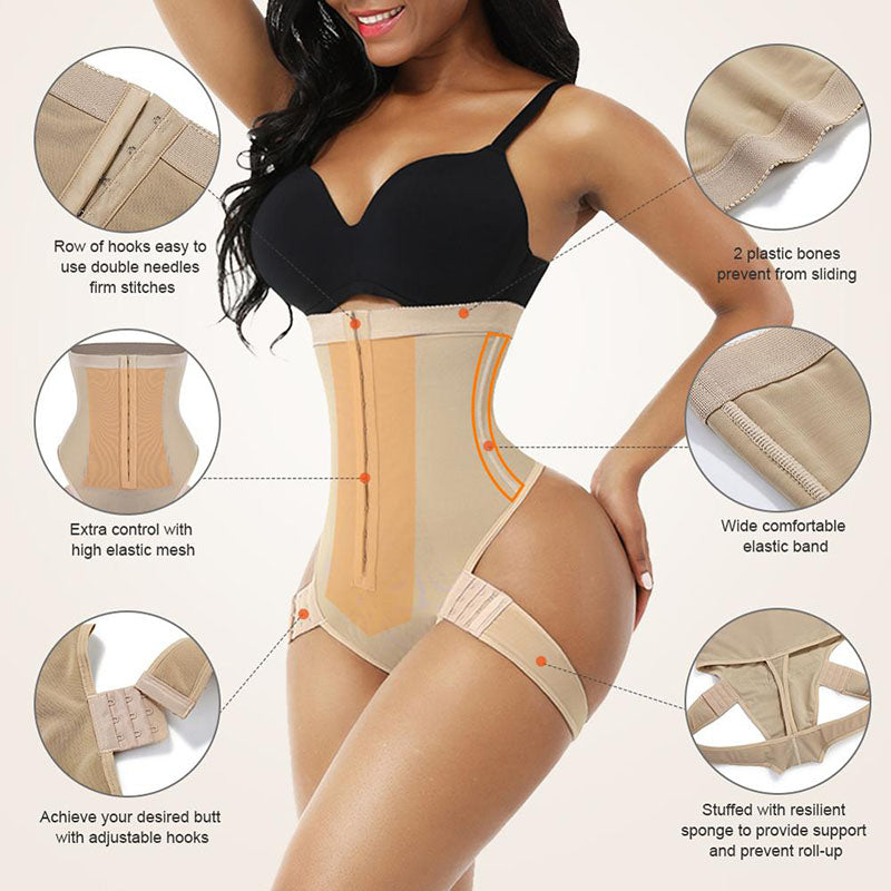 Women’s Seamless Butt Lifter Shapewear Panties – Tummy Control Body Shaper Briefs