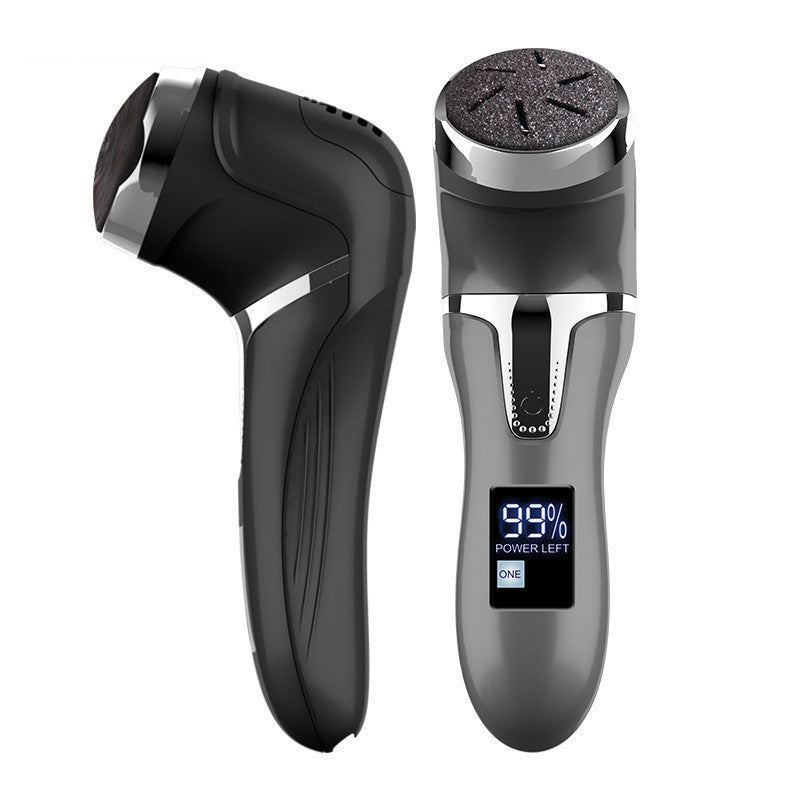Electric Foot Scrubber with LCD Display – Vacuum Callus Remover & Exfoliating Pedicure Tool